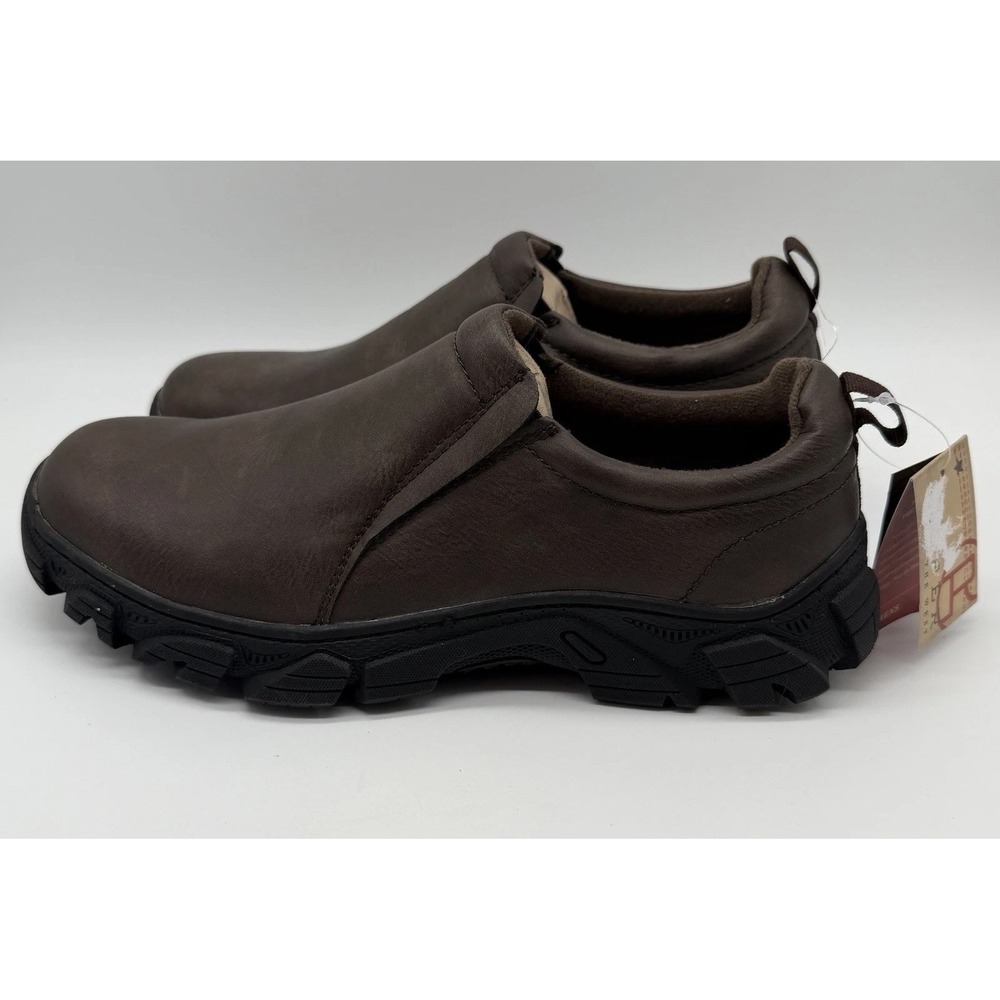 Roper Casual Shoes Mens‎ Slip On Cotter Brown Wear The West 09-020-1571-0406